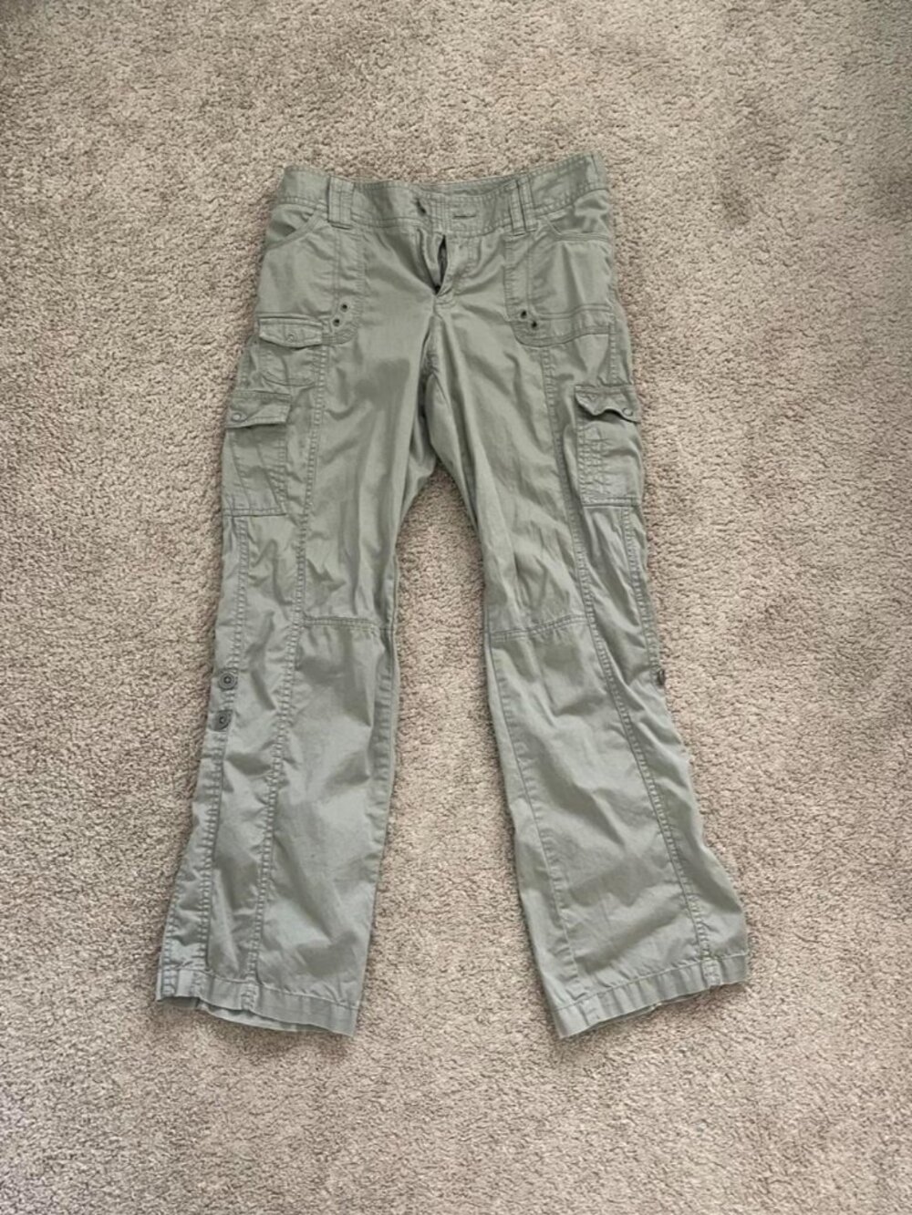 Thrifted Y2K Green Cargo Pants
